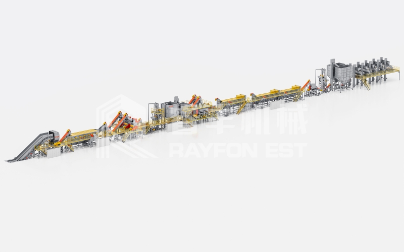 HDPE花乙回收清洗線